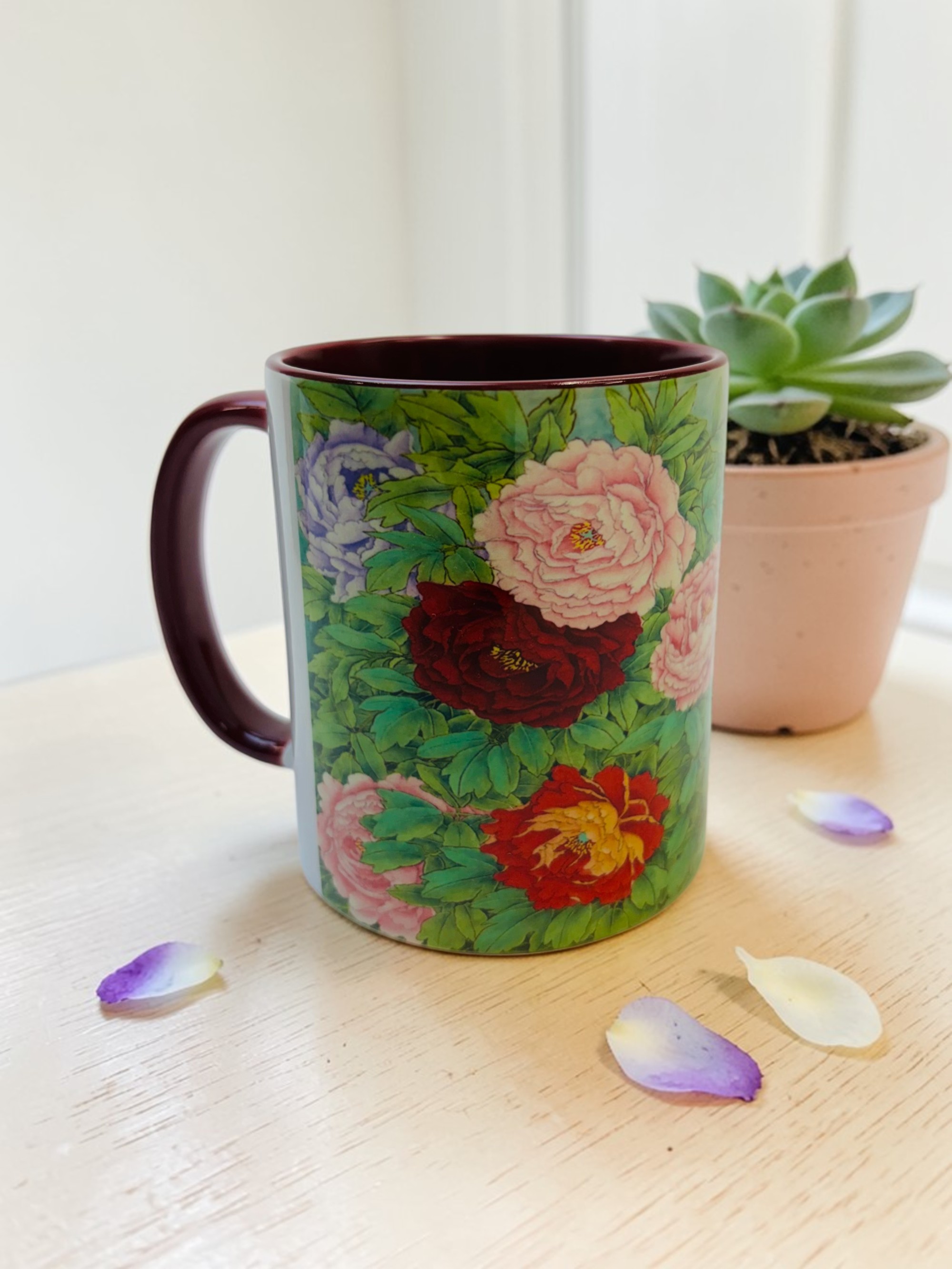 Tazza Fiori Di Peonia