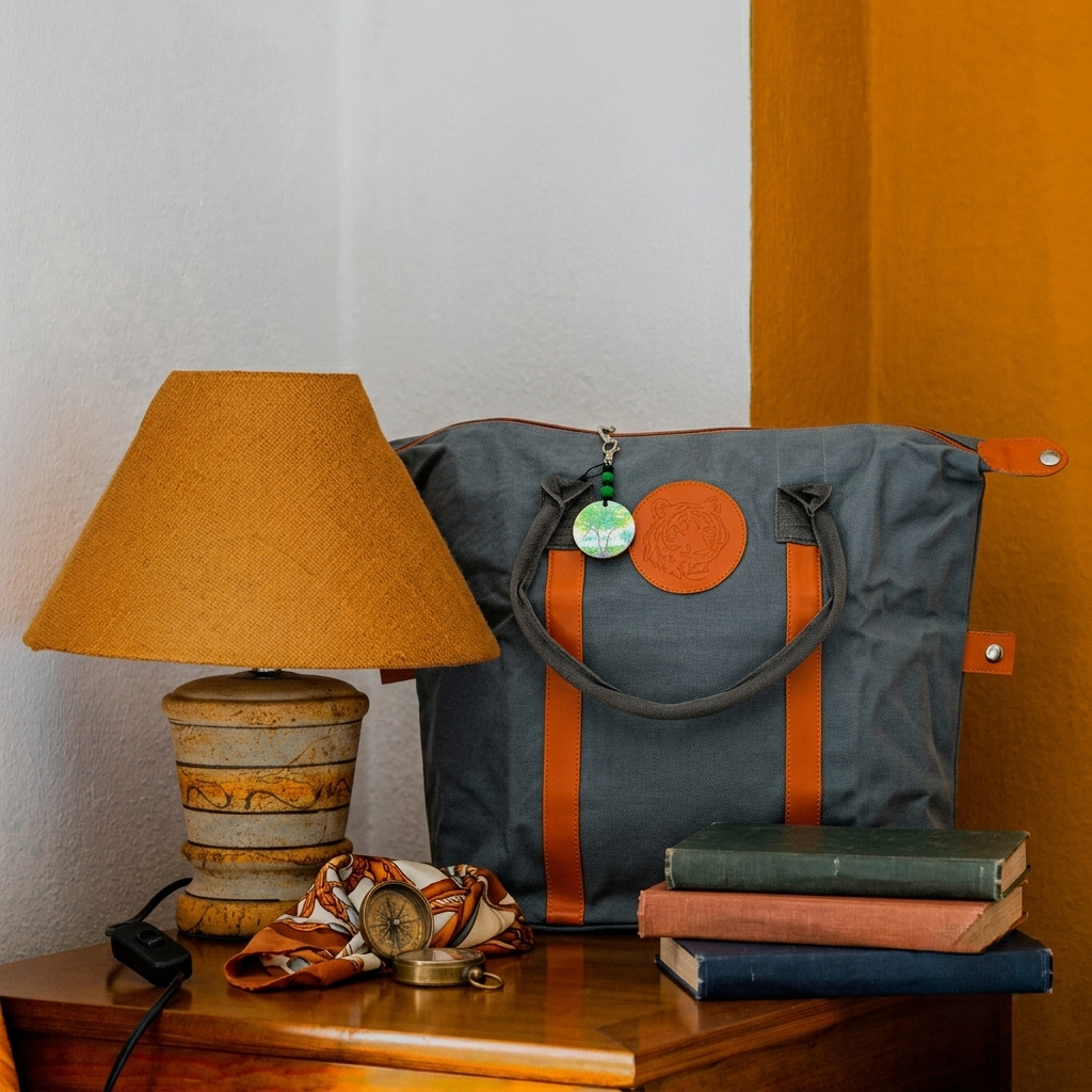 Tote Bag Grigio Siderale