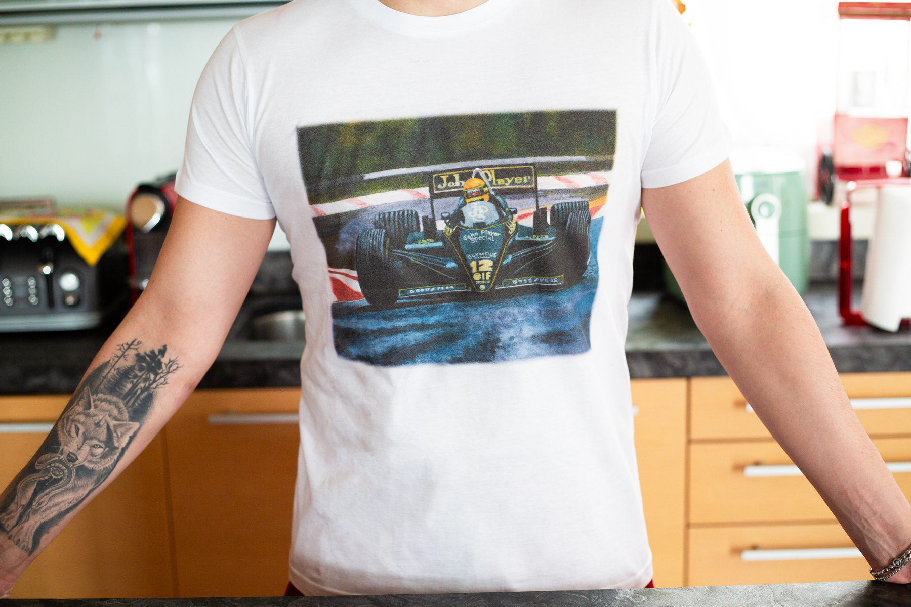 Maglietta Ayrton Senna Lotus