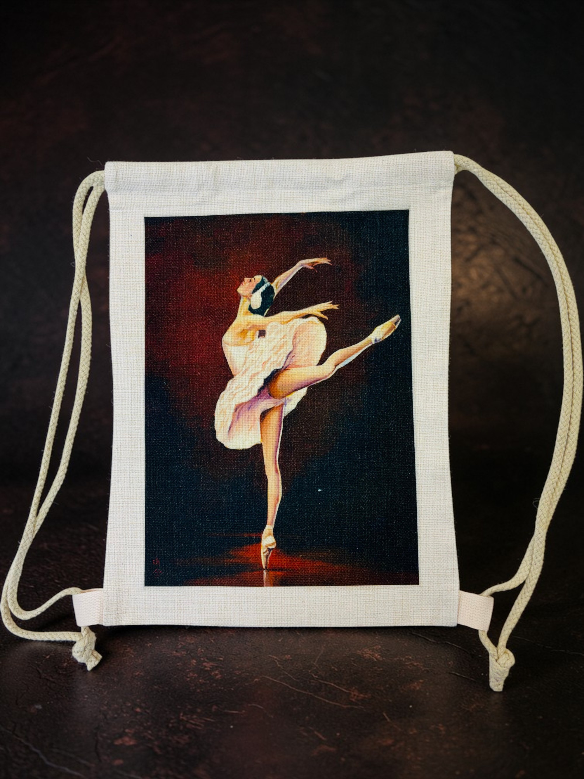 Zaino A Sacca Disegno Ballerina