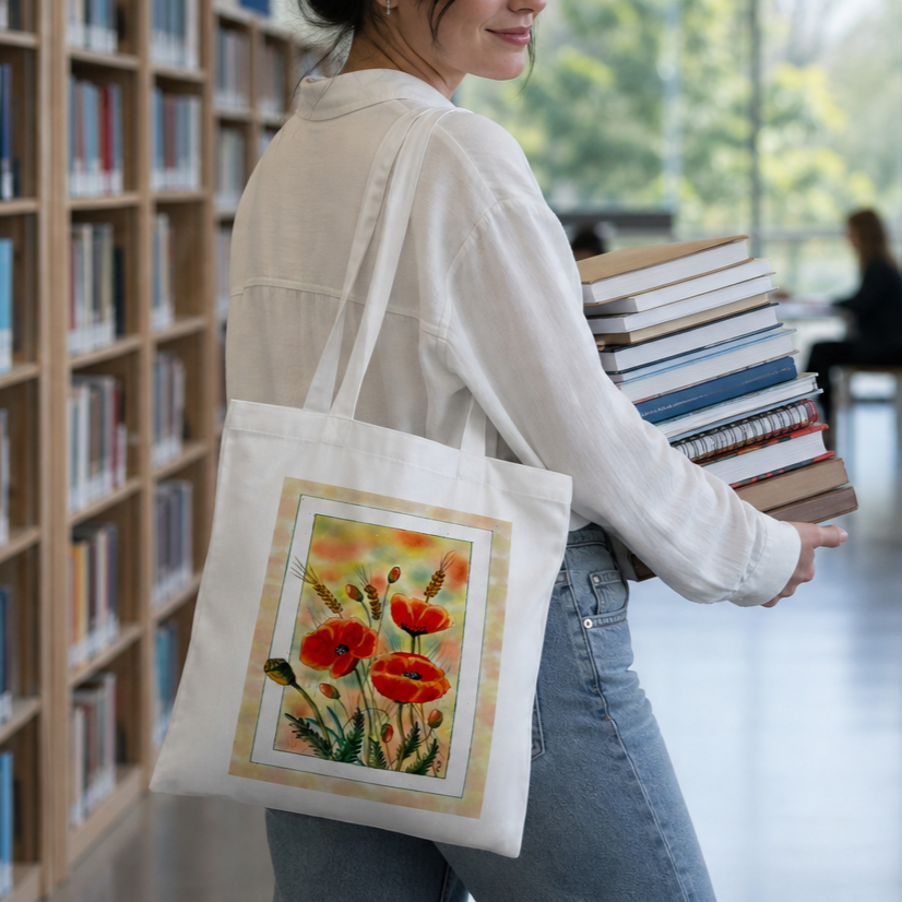 Shopper Fiori Papavero