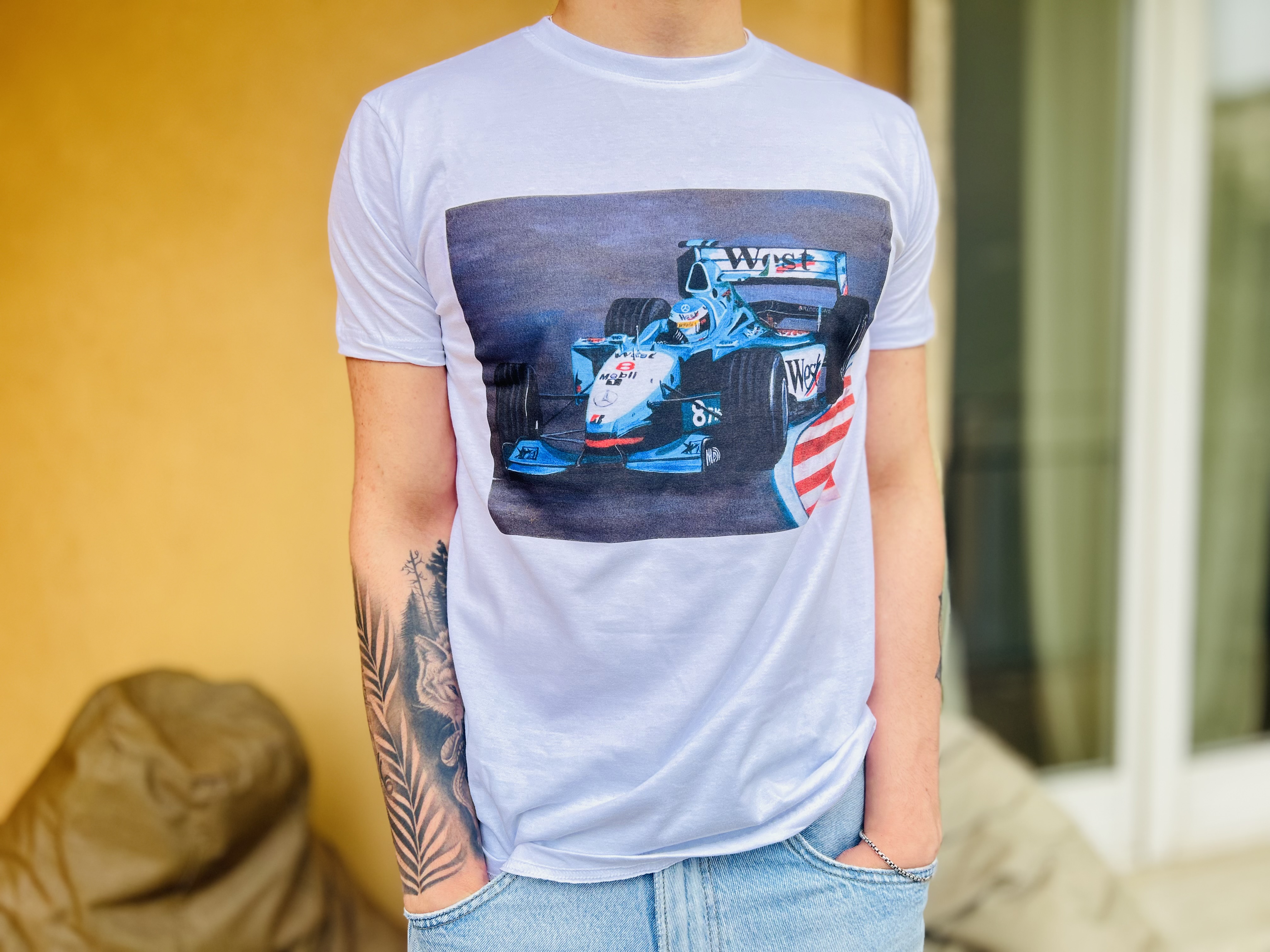 Maglietta Auto Blu